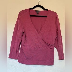 Women's pink Hillard & Hanson shirt SZ XL